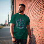 Harry Potter | Slytherin Crest Green T-Shirt<br><div class="desc">Are you a dark wizard? Do you strive for greatness and power? Do you sympathize with Lord Voldemort and his quest for power? If your answer to any of these questions is yes, then this dark design of the Slytherin house crest is just what you need! It offers the perfect...</div>