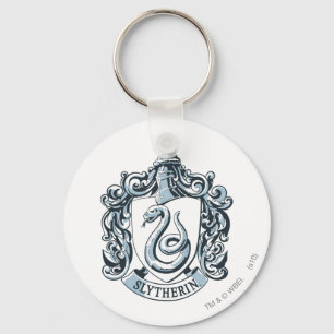 Harry Potter   Slytherin Crest - Ice Blue Keychain
