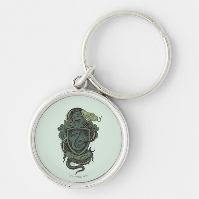 Harry Potter  | Slytherin Crest Keychain (Front)