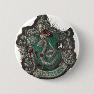 Harry Potter | Slytherin Crest - Vintage 2 Inch Round Button