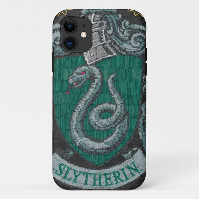 Harry Potter | Slytherin Crest - Vintage Case-Mate iPhone Case (Back)