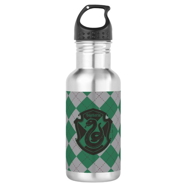 Harry Potter | Slytherin House Pride Crest 532 Ml Water Bottle (Front)