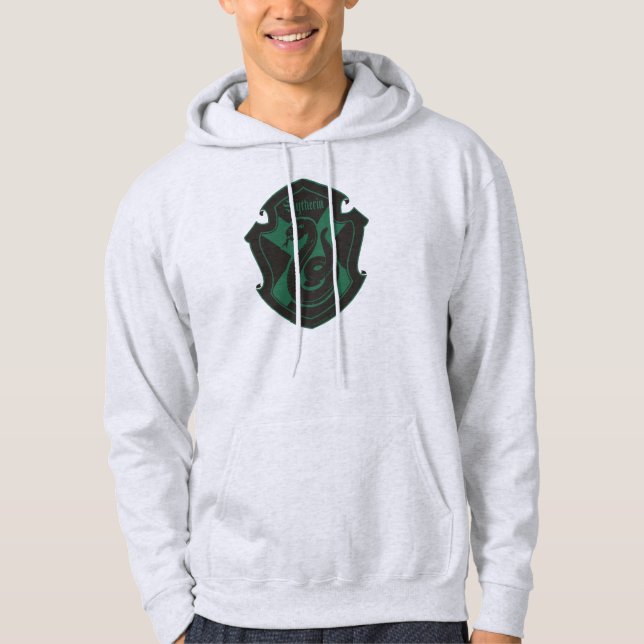 Harry Potter | Slytherin House Pride Crest Hoodie (Front)