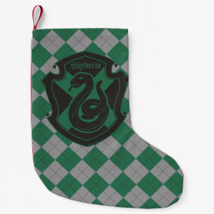 Harry Potter   Slytherin House Pride Crest Small Christmas Stocking