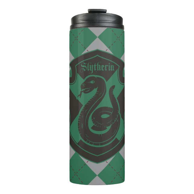 Harry Potter | Slytherin House Pride Crest Thermal Tumbler (Front)