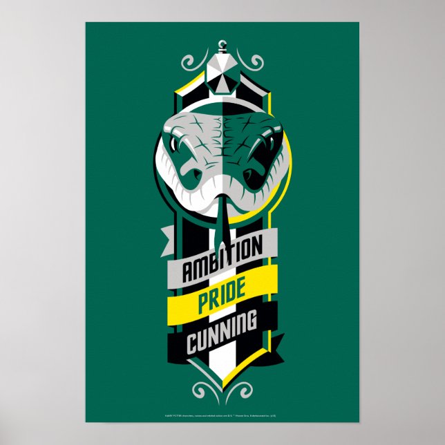 Harry Potter | SLYTHERIN™ House Traits Sigil Poster (Front)