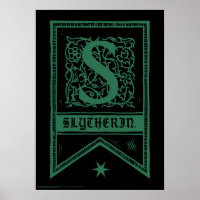 Harry Potter | Slytherin Monogram Banner