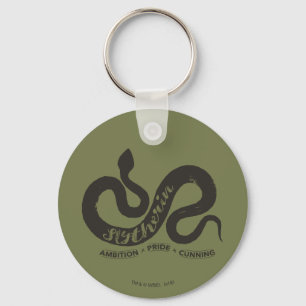 Harry Potter   SLYTHERIN™ Silhouette Typography Keychain