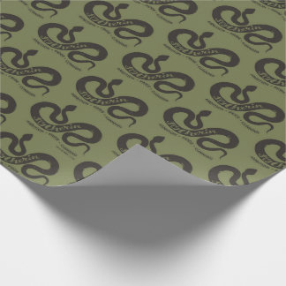 Harry Potter | SLYTHERIN™ Silhouette Typography Wrapping Paper