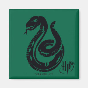 Harry Potter   Slytherin Snake Icon Magnet