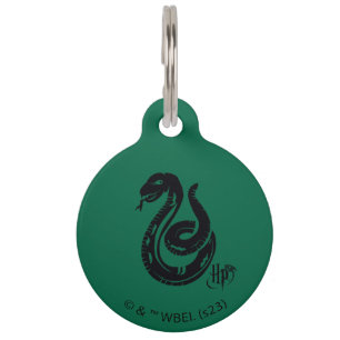 Harry Potter   Slytherin Snake Icon Pet Tag