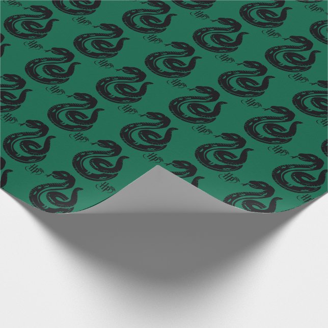 Harry Potter | Slytherin Snake Icon Wrapping Paper (Corner)