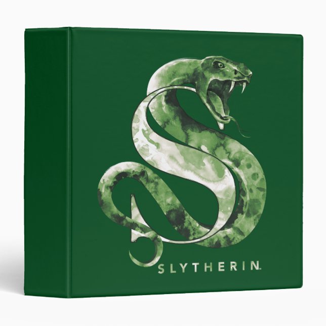 Harry Potter | SLYTHERIN™ Snake Watercolor Binder (Front/Spine)
