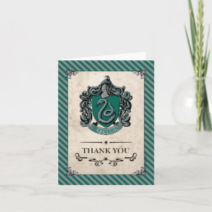 Harry Potter   Slytherin Thank You Card