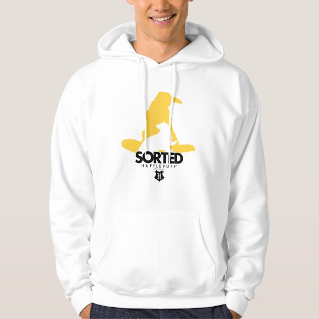 Harry Potter | Sorted Into HUFFLEPUFF™ House Hoodie (Front)
