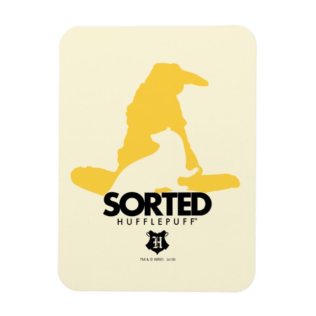 Harry Potter | Sorted Into HUFFLEPUFF™ House Magnet (Vertical)