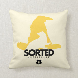 Harry Potter   Sorted Into HUFFLEPUFF™ House Throw Pillow
