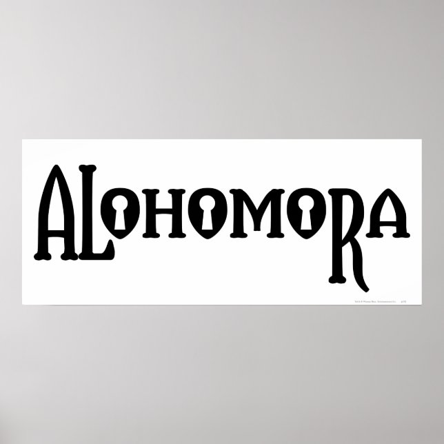 Harry Potter Spell | Alohomora Poster (Front)