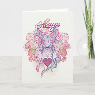 Harry Potter Spell   "Always" Doe Patronus Card