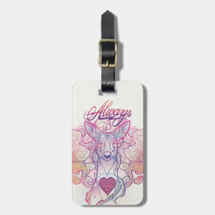 Harry Potter Spell   "Always" Doe Patronus Luggage Tag