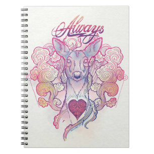 Harry Potter Spell   "Always" Doe Patronus Notebook
