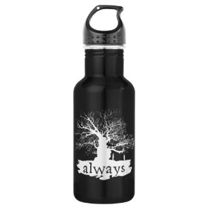 Harry Potter Spell   Always Quote Silhouette 532 Ml Water Bottle