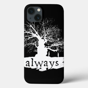 Harry Potter Spell Always Quote Silhouette iPhone 13 Case