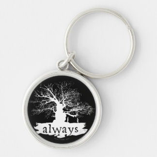 Harry Potter Spell | Always Quote Silhouette Keychain