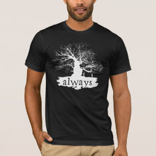 Harry Potter Spell   Always Quote Silhouette T-Shirt