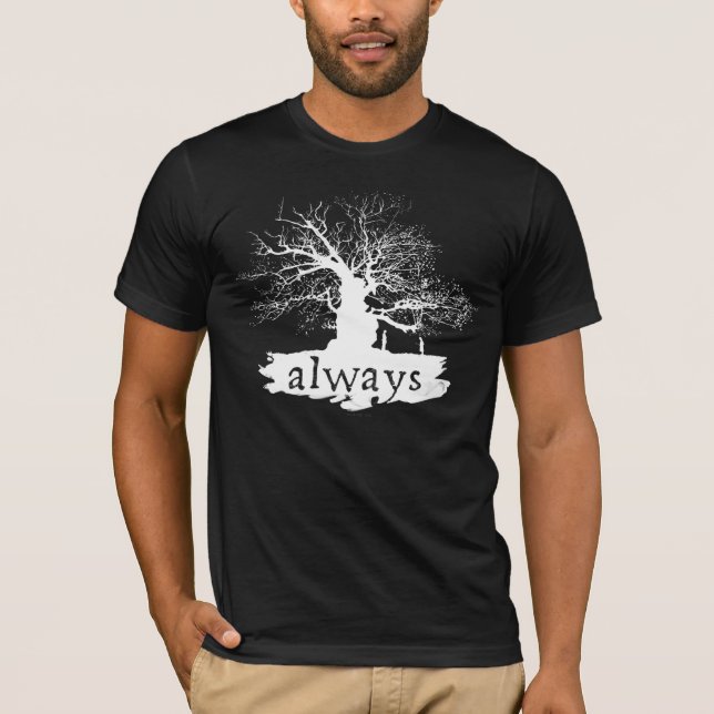 Harry Potter Spell | Always Quote Silhouette T-Shirt (Front)