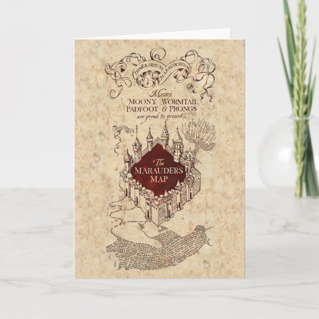 Harry Potter Spell | Carte de Marauder (Devant)