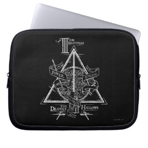 Harry Potter Spell DEATHLY HALLOWS Graphic Laptop Sleeve