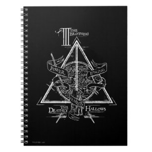 Harry Potter Spell   DEATHLY HALLOWS Graphic Notebook