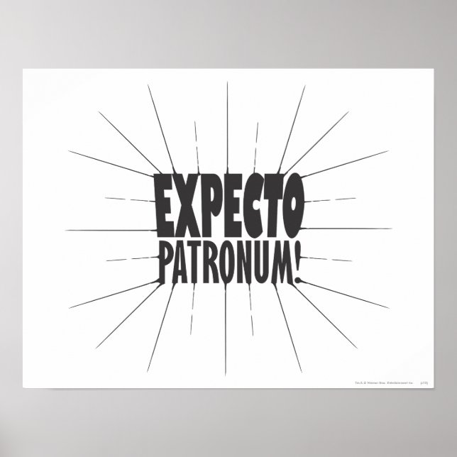 Harry Potter Spell | EXPECTO PATRONUM™! Poster (Front)