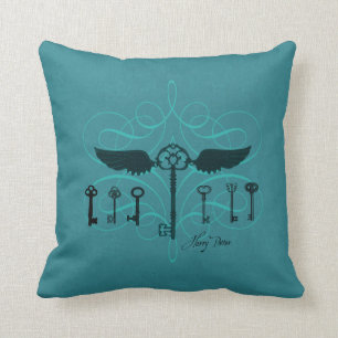 Harry Potter Spell   Flying Keys Throw Pillow