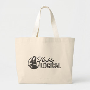 Harry Potter Spell   Highly Logical Large Tote Bag