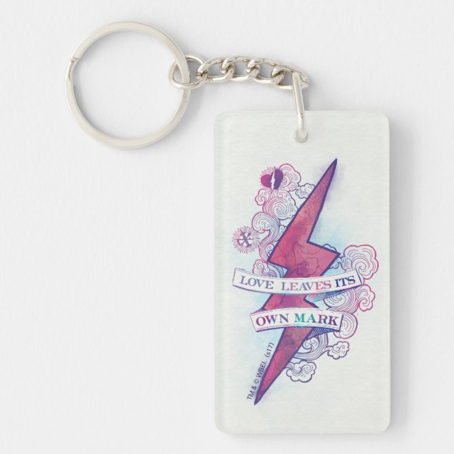 Harry Potter Spell | Love Leaves Its Own Mark Keychain (Front)