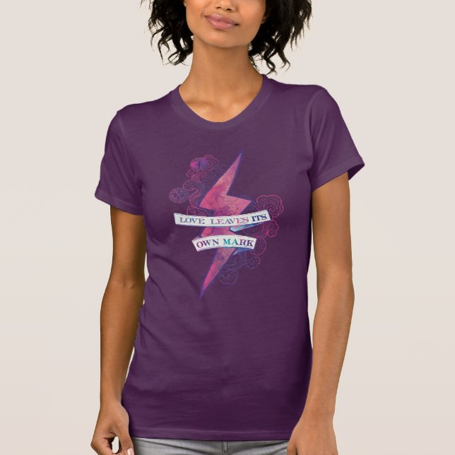 Harry Potter Spell | Love Leaves Its Own Mark T-Shirt (Front)