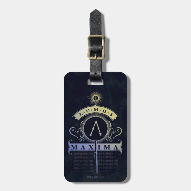 Harry Potter Spell | Lumos Maxima Graphic Luggage Tag (Front Vertical)