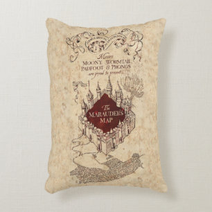 Harry Potter Spell Marauder's Map Accent Pillow