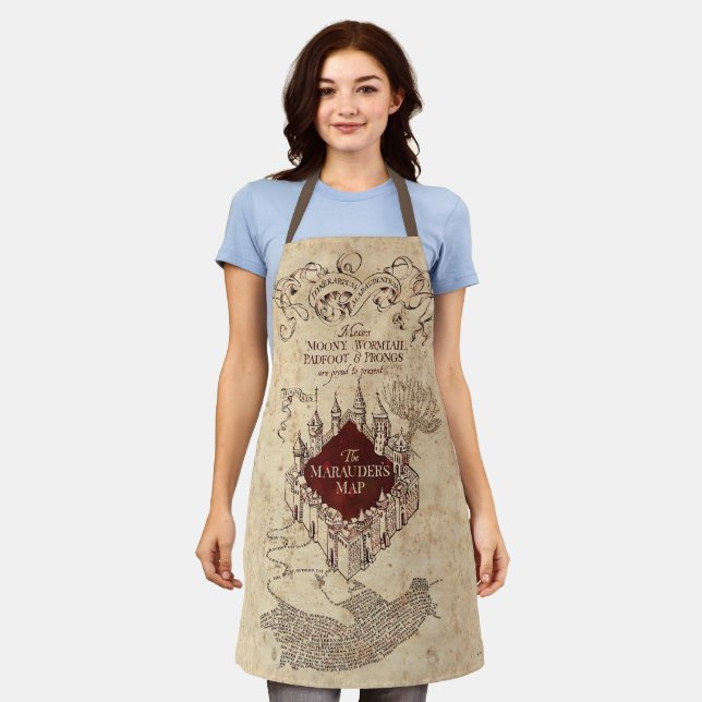 Harry Potter Spell | Marauder's Map Apron (Worn)