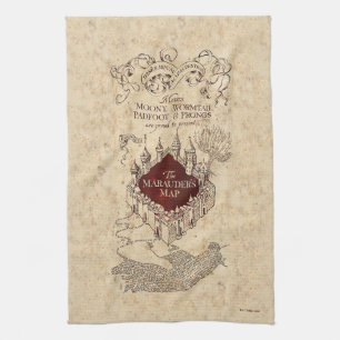 Harry Potter Spell Marauder's Map Kitchen Towel