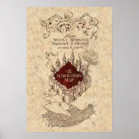Harry Potter Marauders Map Standard Journal