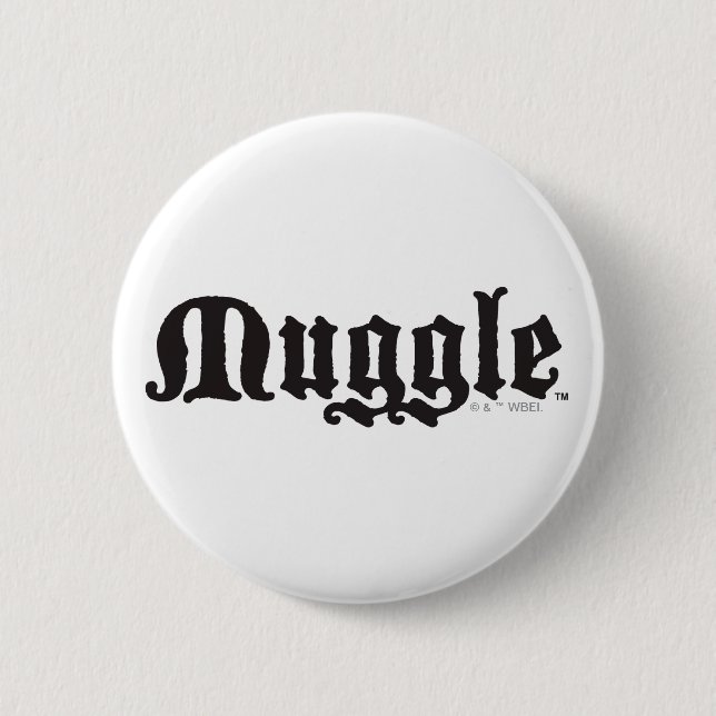 Harry Potter Spell | Muggle 2 Inch Round Button (Front)