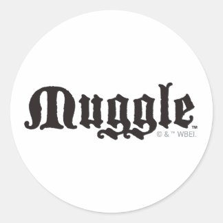 Harry Potter Spell | Muggle Classic Round Sticker