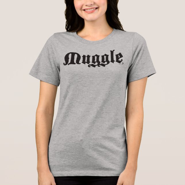 Harry Potter Spell | Muggle Tri-Blend Shirt (Front)