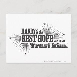 Harry Potter Spell   Our Best Hope Postcard