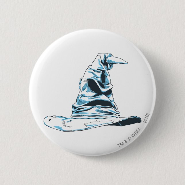 Harry Potter Spell | Sorting Hat 2 Inch Round Button (Front)