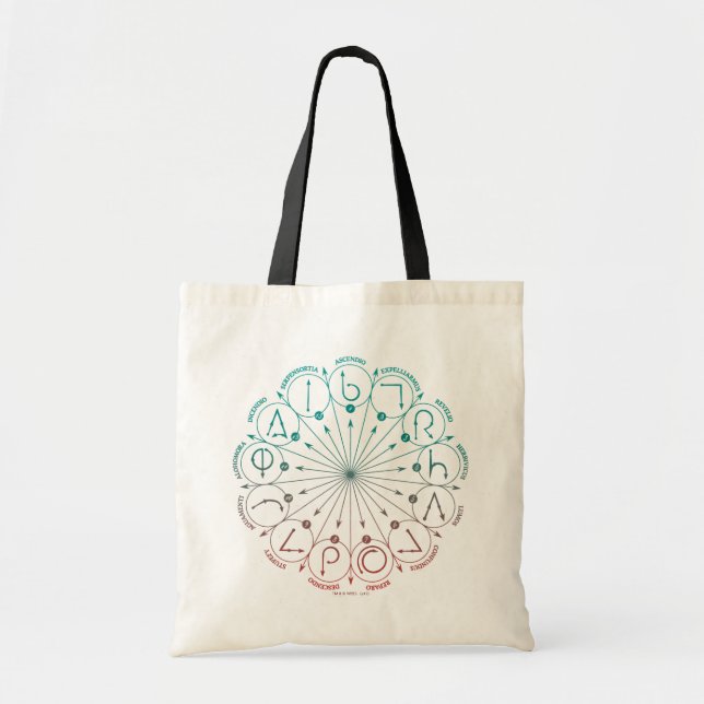 Harry Potter Spell | Spells & Charms Instruction C Tote Bag (Front)