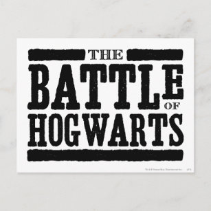 Harry Potter Spell   The Battle of Hogwarts Postcard